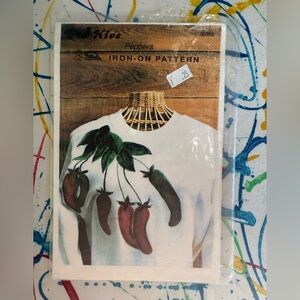 Bee Hive‎ Peppers Iron-On Pattern 30308 – Vintage Fabric Painting